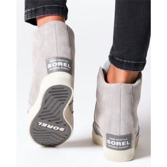 Sorel Women's Out N About Wedge - Dove/Quarry Size 7 - Picture 2 of 12
